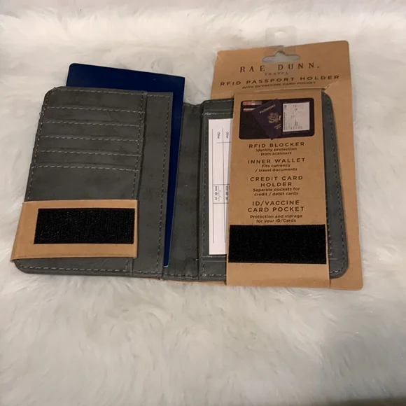 Rae Dunn RFID Passport Holder - Picture 2 of 5